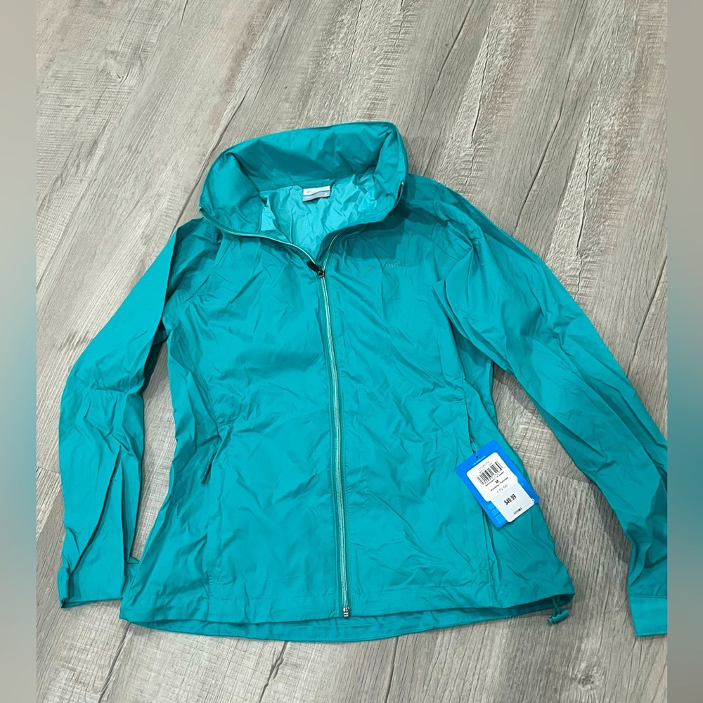Columbia rain jacket and wind breaker. Brand new
